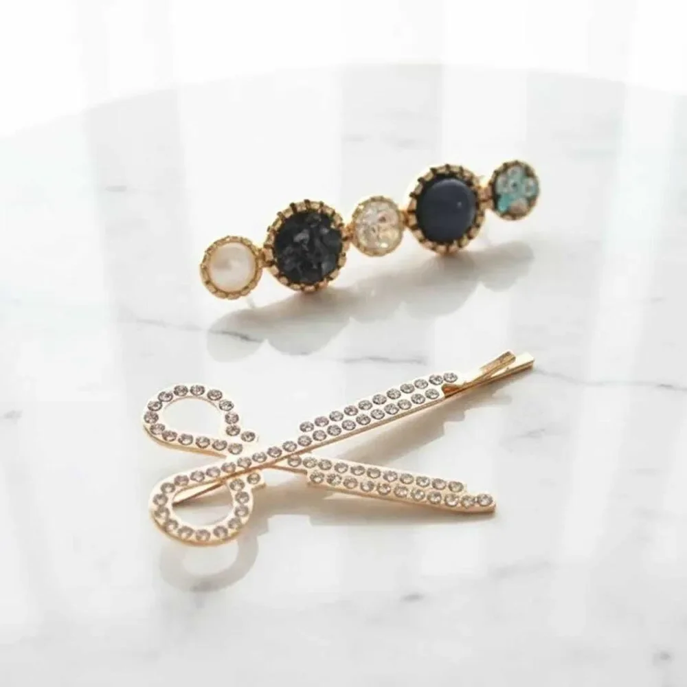 Ladies 2 Piece Sizzor Hair Accessory Set